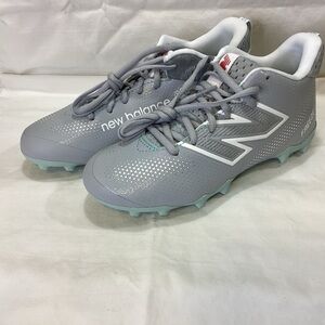 ***NEW*** New Balance FREEZE LACROSSE Kids Unisex Gray Cleats SZ 5 $89